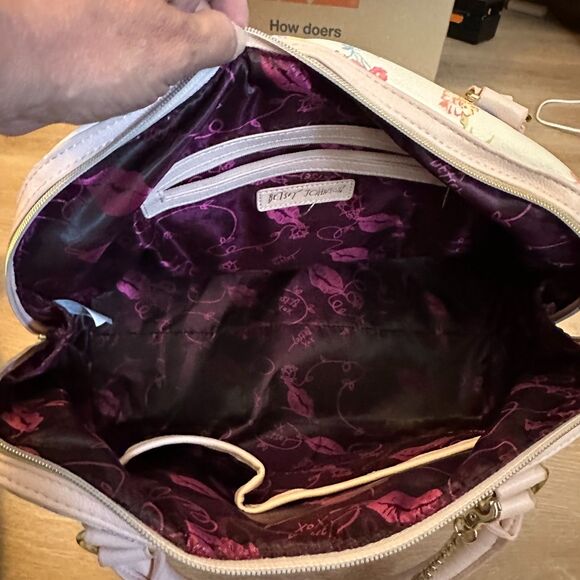 Betsey Johnson Pink Floral Handbag - Picture 5 of 13